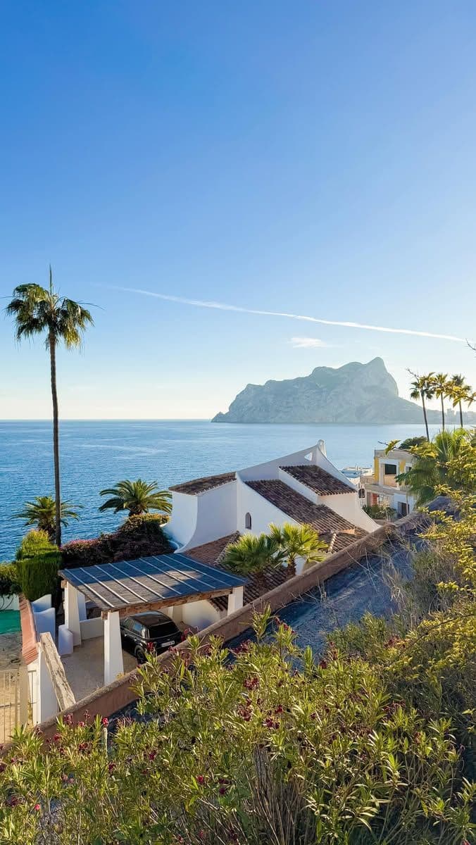 Casas frente a la playa en Calpe
