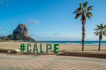 Calpe y el Peñón al atardecer