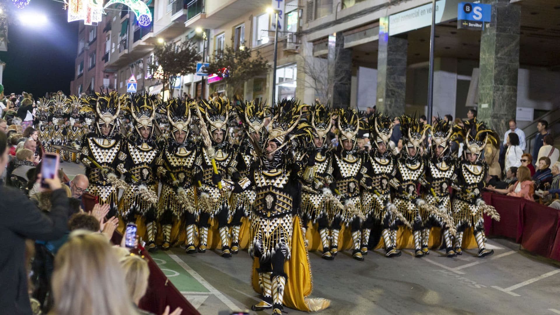 Desfile de Moros y Cristianos en Calpe