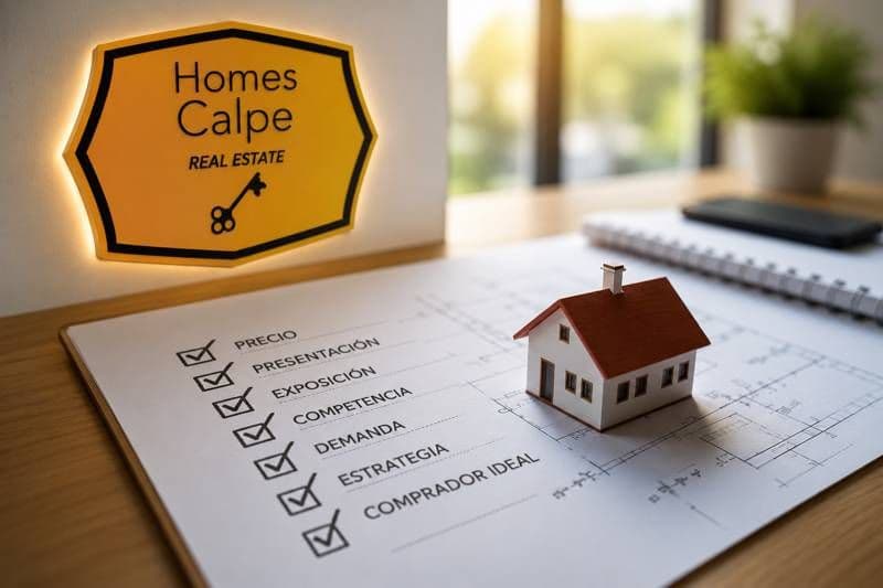 Vivienda en Calpe pendiente de venta